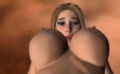 Busty 3d Blonde Gets Licked And Fucked By An Alien