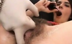 Young Hairy Bitch Getting Fingered