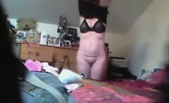 spy camera shows milf Annouk toying her pussy