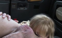 Bigtitted Amateur Sucking Brit Taxi Cock Pov