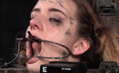 Teen Sub Dominated With Open Mouth Gags