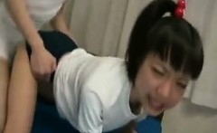 Cute Asian chick gets groped and licked before a masked man