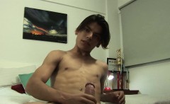 Twink Latino Dylan Stroking On Webcam
