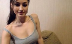 Stunning busty mom solo striptease