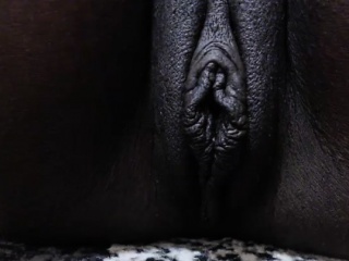 Ebony Michelle shows solo in close up