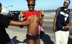 Ebony teen public nudity Fr