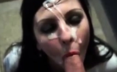EMO Belladonna Goth POV Blowjob Facial