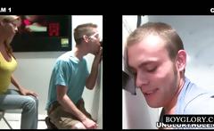 Straight And Gay Bj On Gloryhole