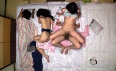 Amateur hot homemade threesome hardcore action