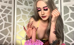 Pink Drip - Cake Sitting Dildo Fucking Cambros Porn