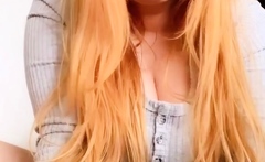 Great Big Boobs On Masturbating Redhead