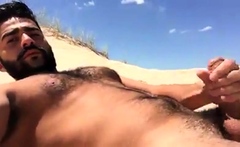 Greek Beach Jerk - Big Cock Hunk Outdoor Adventure