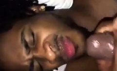 Black Amateur Takes Big Cock, Gets Facial