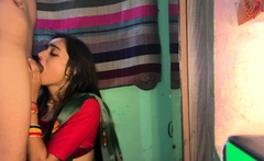 Beautiful Indian Wife Deep Throat Blowjob